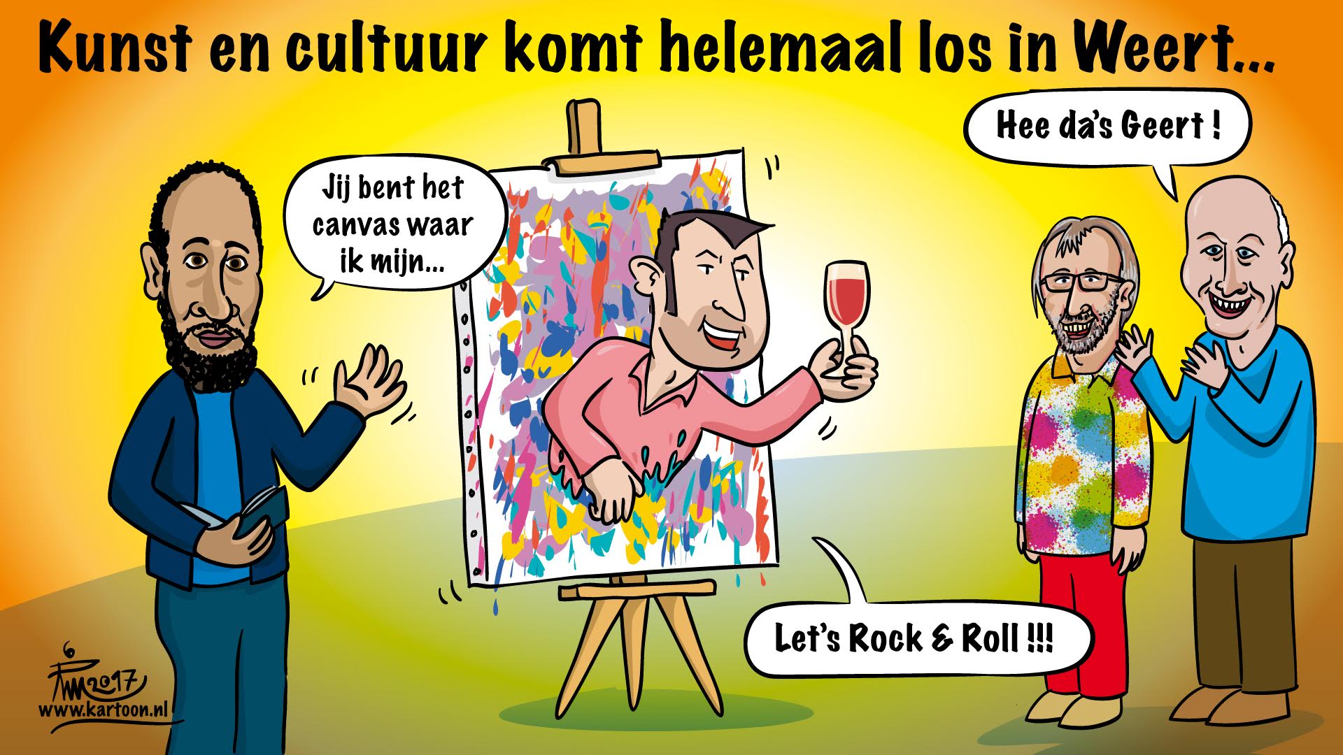 Cartoon Kunst En Cultuur