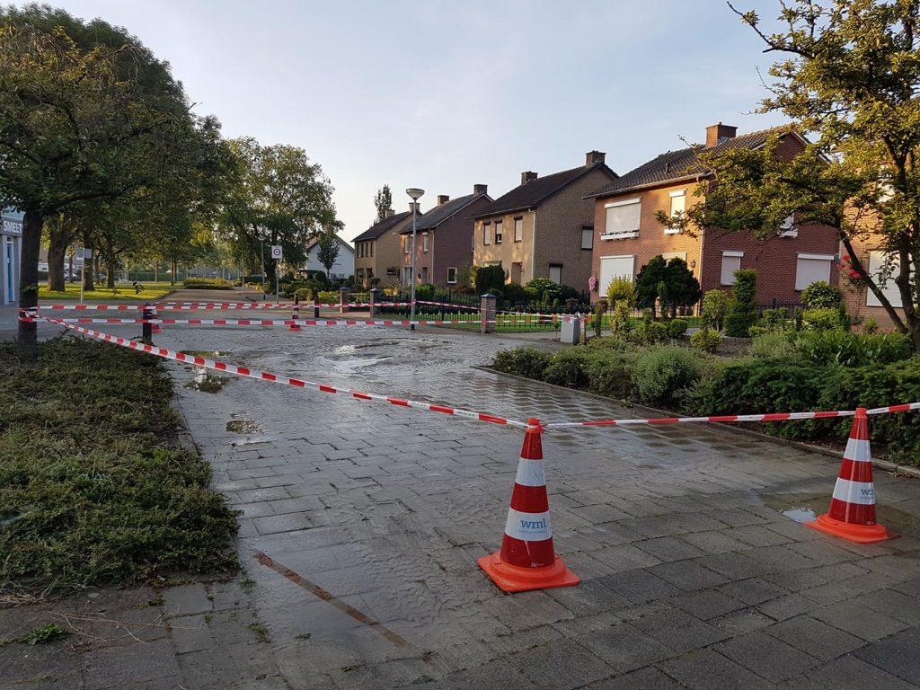 Waterleidingbreuk Vrakkerstraat