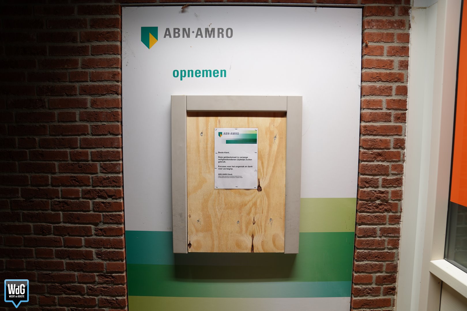 Vaarwel Gewoon doen Mediaan Geldautomaten ABN AMRO dicht