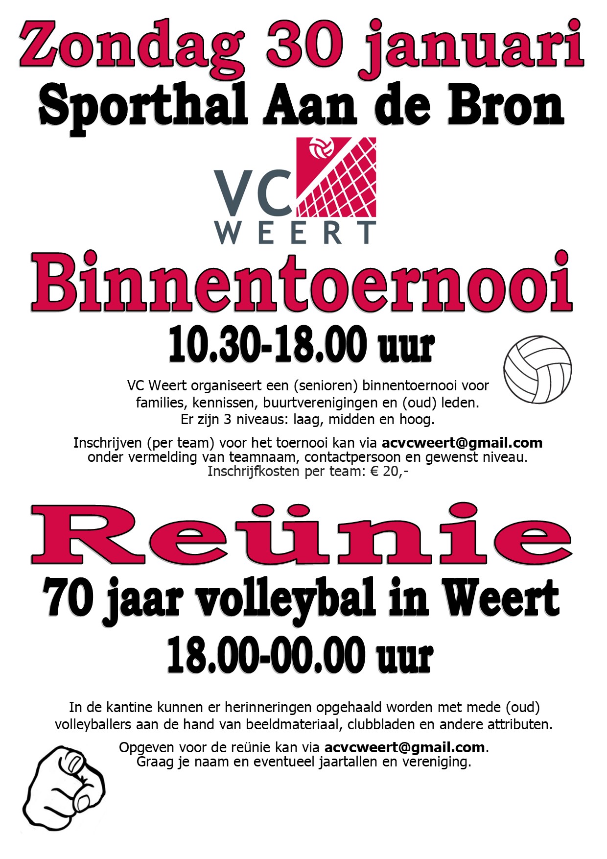 Reünie van 70 jaar in Weert