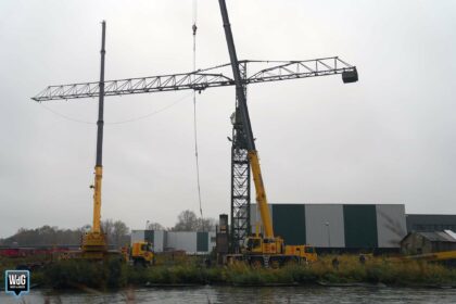 Archieffoto WdG - Ontmanteling Richier-Weitz hijskraan