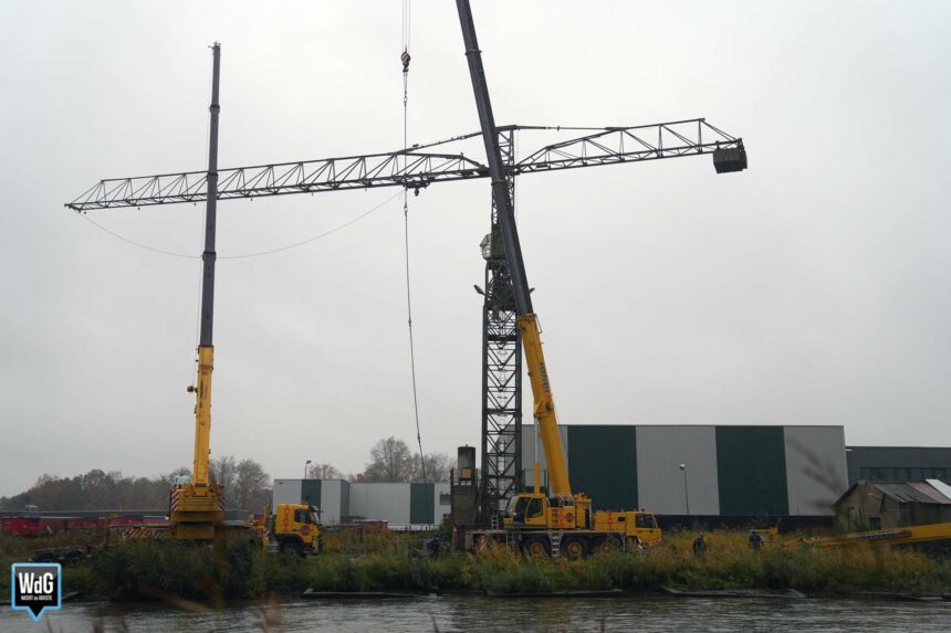 Archieffoto WdG - Ontmanteling Richier-Weitz hijskraan
