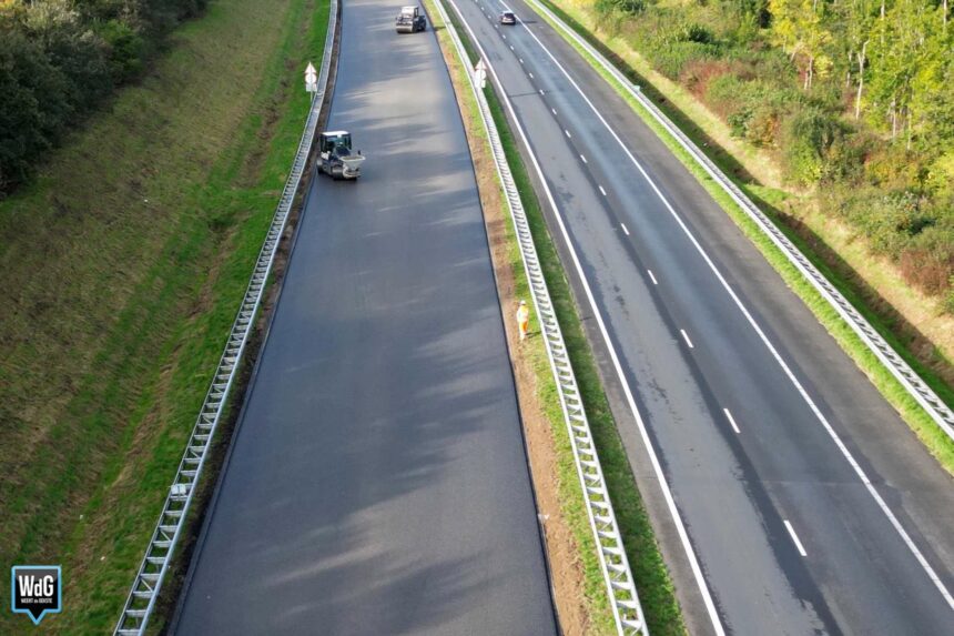 Archieffoto WdG - Onderhoud snelweg A2 bij Weert
