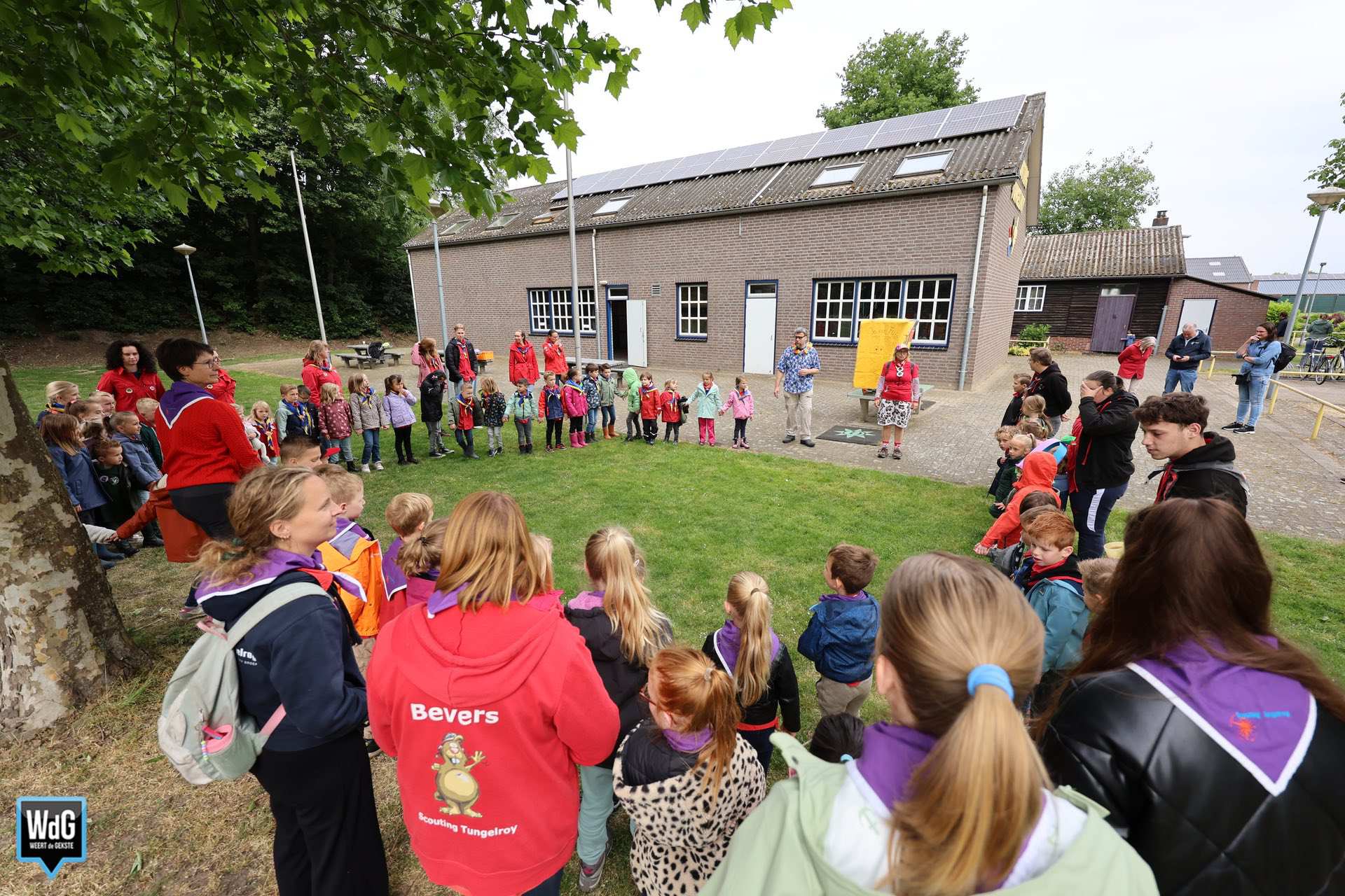 Scoutingdag vol spellen voor jonge Bevers in Tungelroy