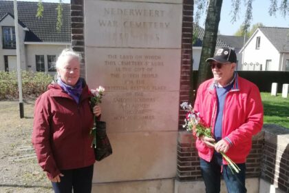 Bezoek graf Leslie Harvey in Nederweert