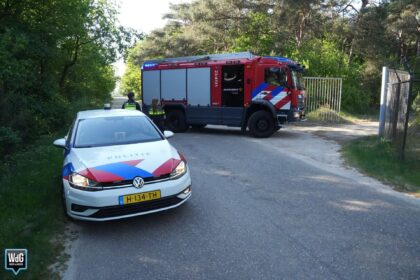 Natuurbrand op azc-terrein Budel snel onder controle