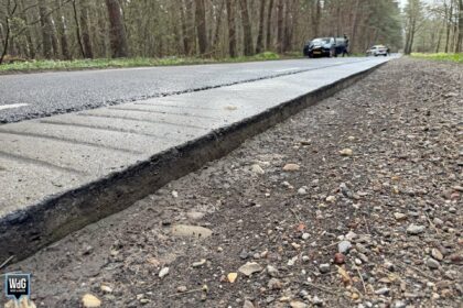 Archieffoto WdG - Diepe uitgesleten berm Maarheezerhuttendijk