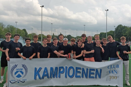 H.V. Weert JO18-1 opnieuw kampioen