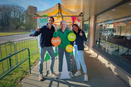 Grote outlet bij Kievit Schoenen in Heythuysen
