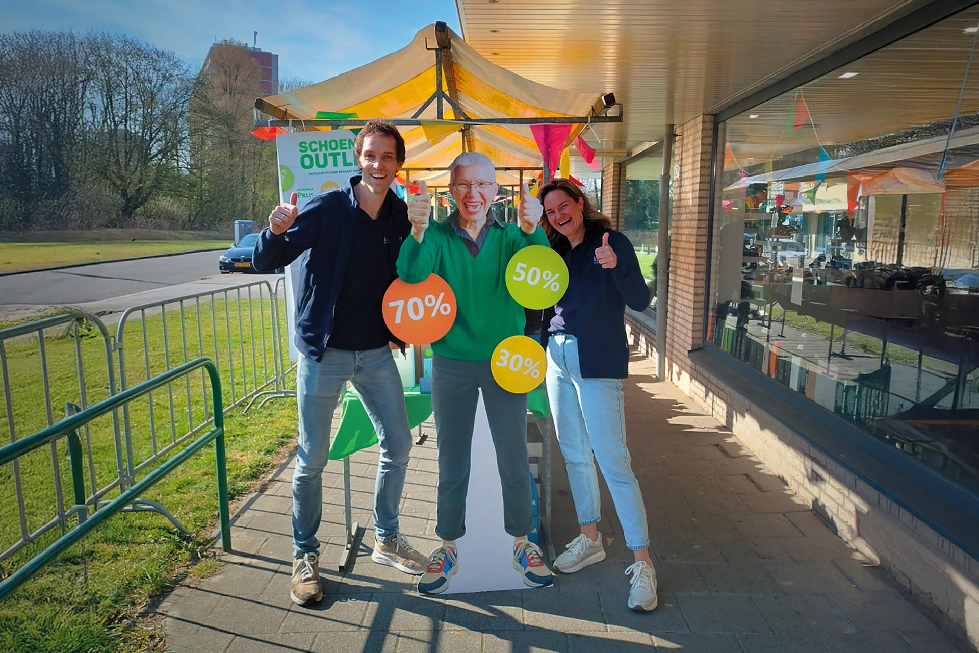 Grote outlet bij Kievit Schoenen in Heythuysen