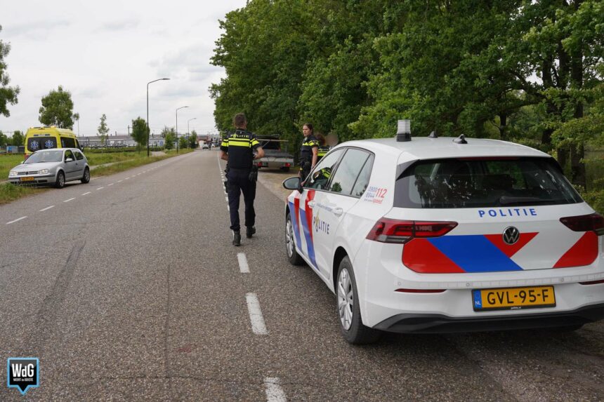 Aanrijding met wandelaar op Driebos in Maarheeze