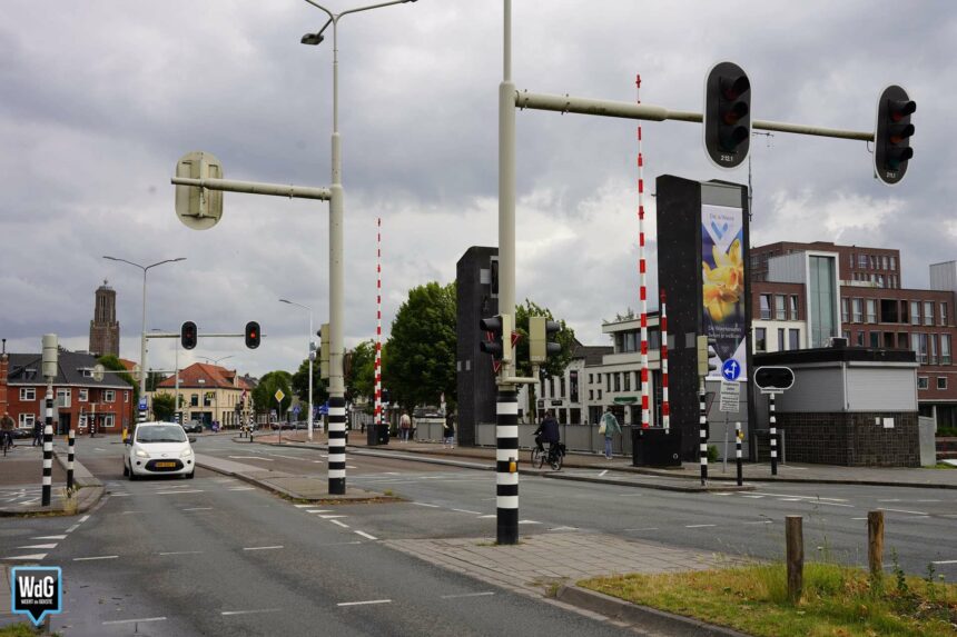 Verkeerslichten op Bassin buiten werking