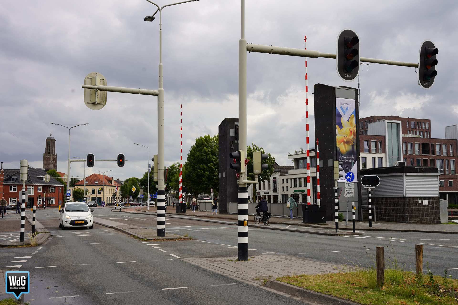 Verkeerslichten op Bassin buiten werking