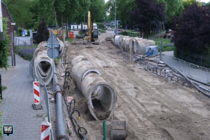 Werkzaamheden aan riool Maaseikerweg