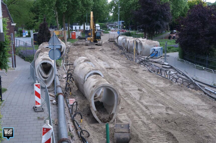 Werkzaamheden aan riool Maaseikerweg