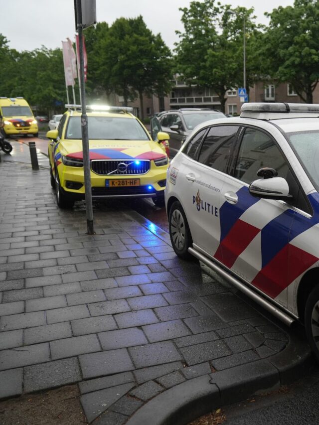 Medische noodsituatie Wilhelminasingel