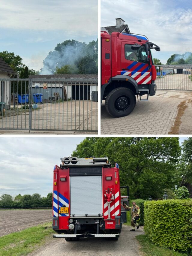 Brandgerucht blijkt stookvuur