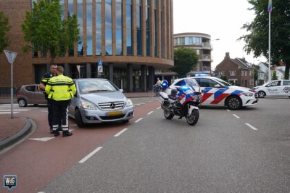 Fietser geschept Wilhelminasingel
