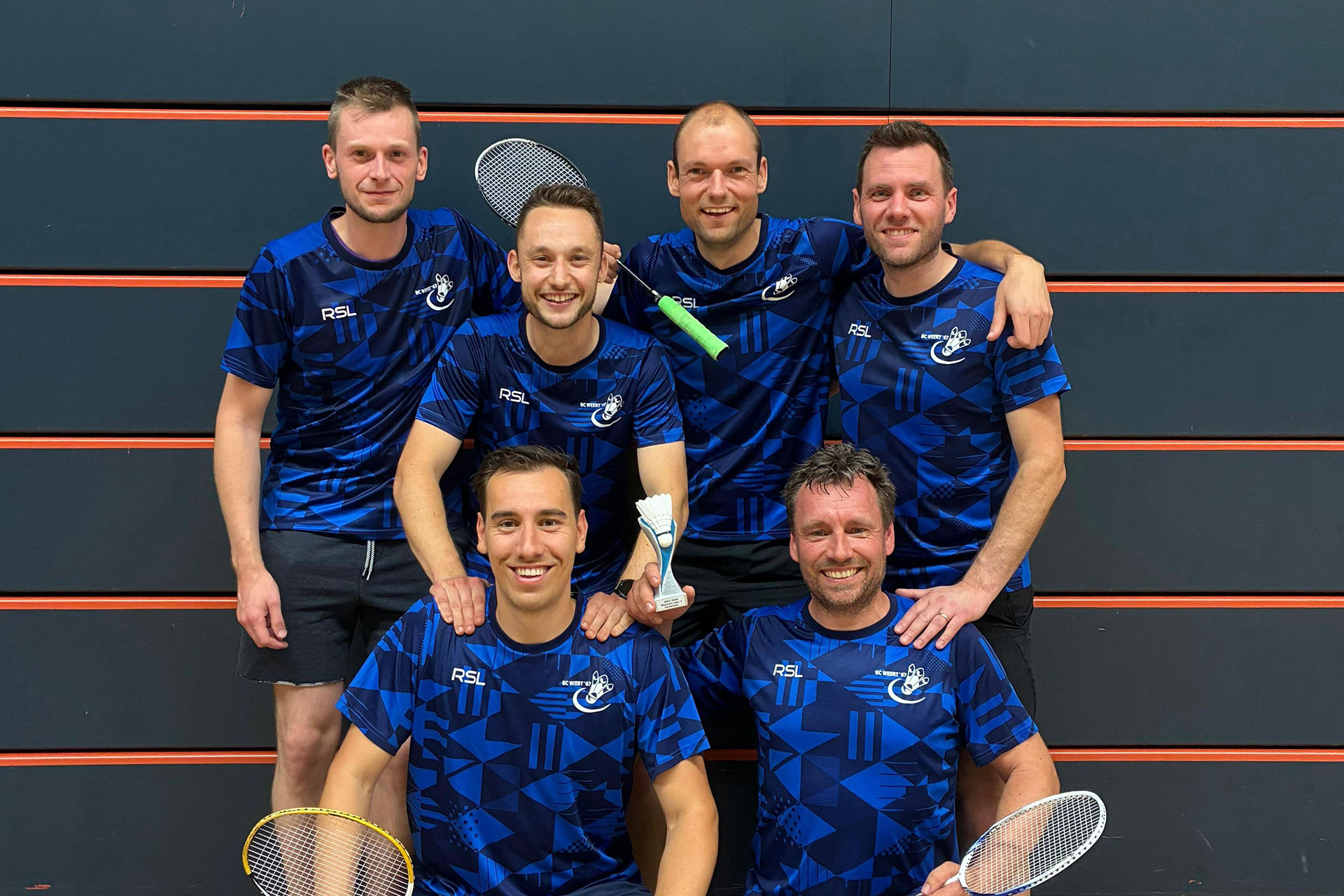 BC Weert '67 heren pakken landelijke badmintontitel
