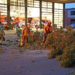 Brandweer verwijdert omgevallen boom voor eigen kazerne