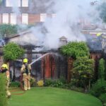 Brand in tuinhuisjes in Stramproy