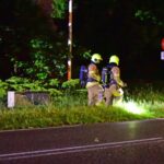 Gaslekkage na blikseminslag in Meijel