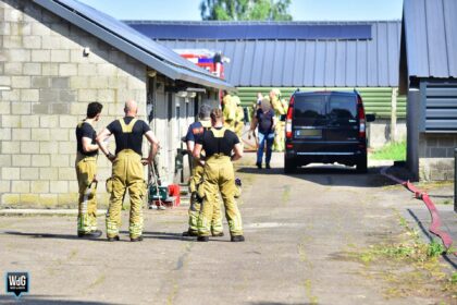 Brandweer naar Baexem vanwege hooibrand