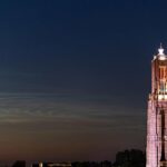 Lichtende nachtwolken ook zichtbaar boven Weert