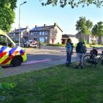 Fietser geschept door bestelauto in Nederweert