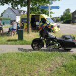 Motorrijder onderuit op Maaseikerweg bij Tungelroy