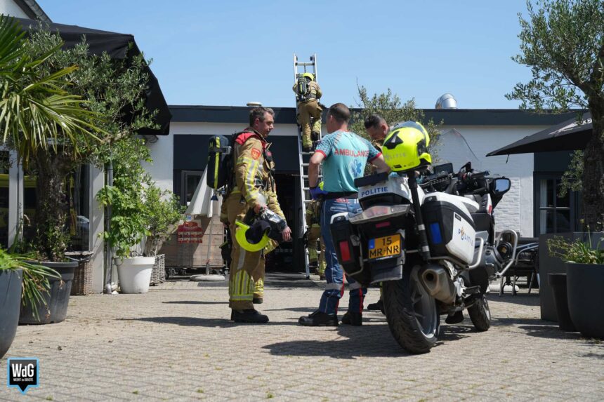 Vermeende brand in restaurantkeuken