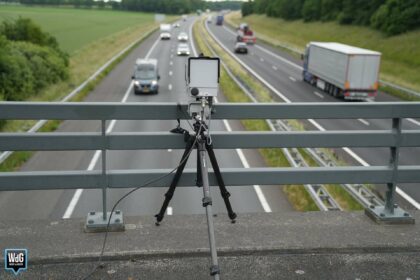 Archieffoto WdG - Verkeerscontrole A2 bij Weert