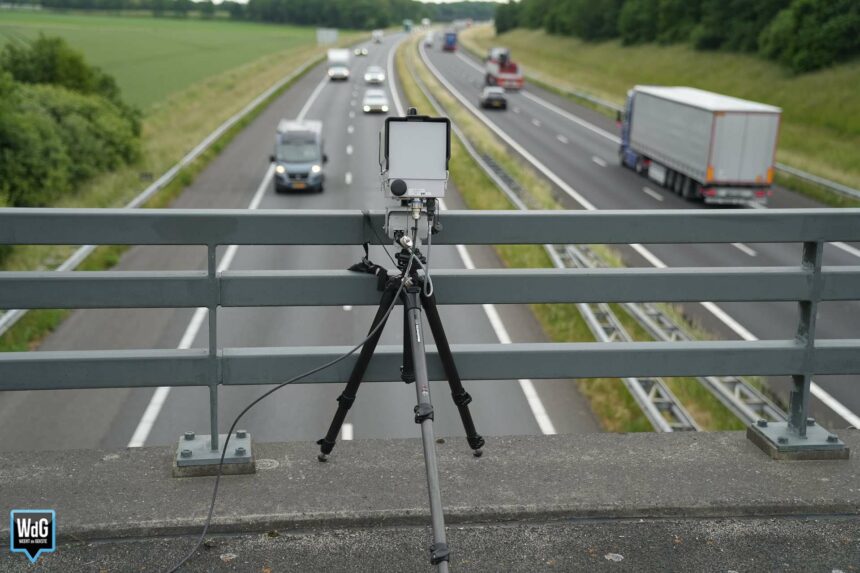 Archieffoto WdG - Verkeerscontrole A2 bij Weert