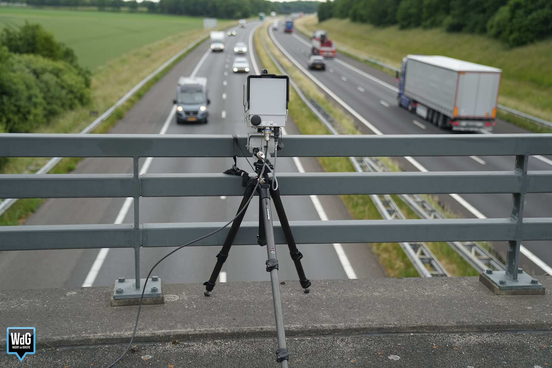Archieffoto WdG - Verkeerscontrole A2 bij Weert