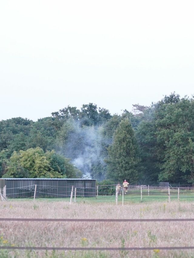 Brandgerucht vanuit Weert