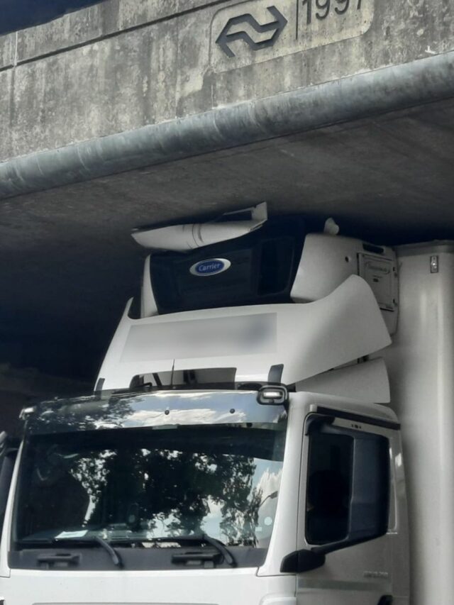 Vrachtwagen klem