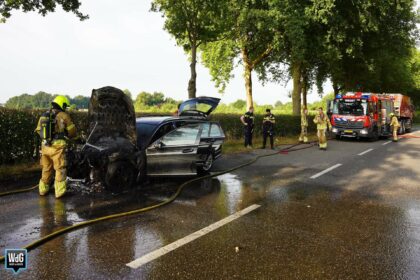 Autobrand op de Ringbaan-Zuid