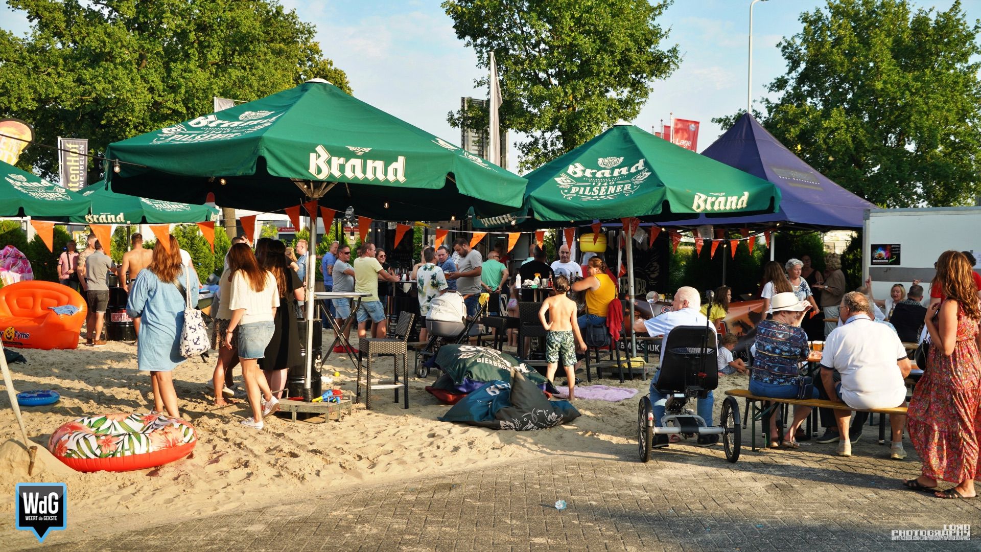 Beachparty bij De Moesdijk