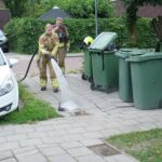 Rook uit straatpot blijkt klein brandje