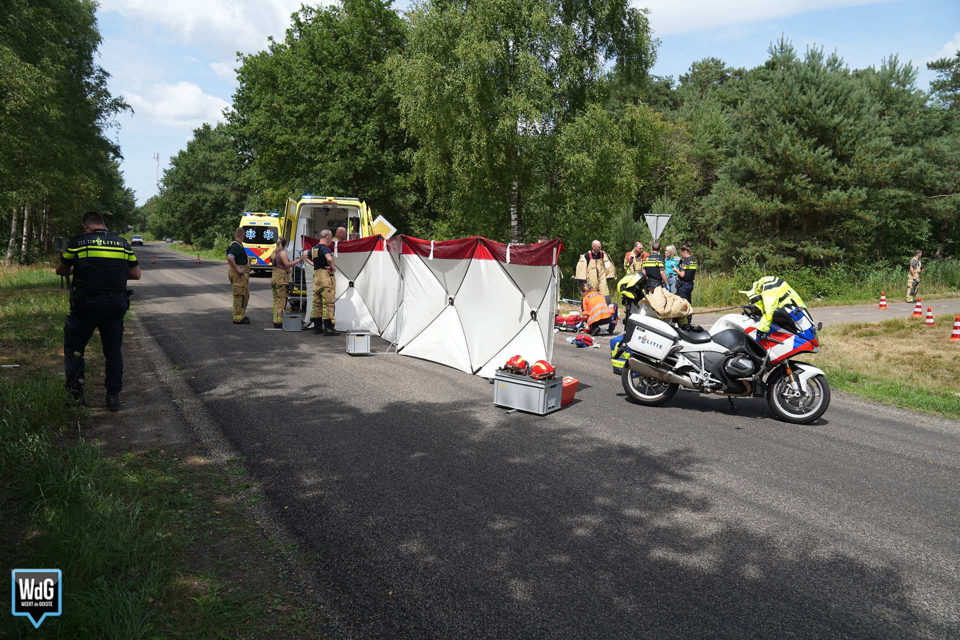 Wielrenner ernstig gewond bij aanrijding op Eindhovenseweg