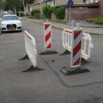 Verzakte ondergrond veroorzaakt gat in Voorstestraat