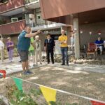 Jeu de boules baan bij Oranjeflat feestelijk geopend