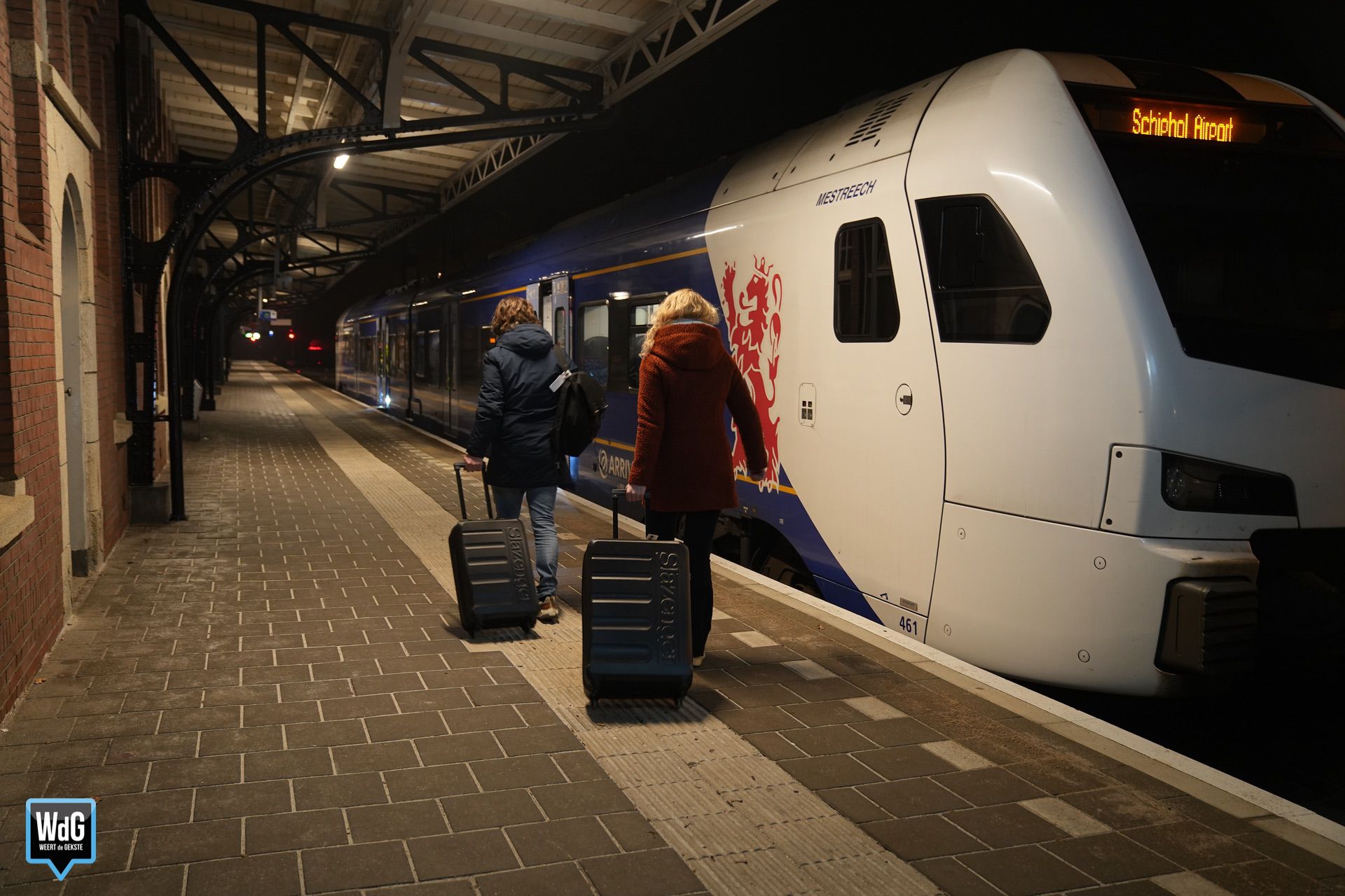 Archieffoto WdG - Nachttrein Arriva stopt in Weert
