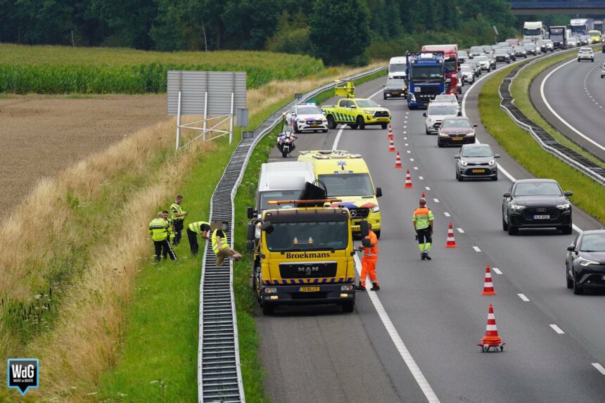 Wederom ongeval op snelweg A2 in Weert