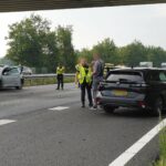 Flinke schade na botsing op A2 bij Maarheeze