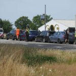Kettingbotsing op Randweg Zuid in Nederweert
