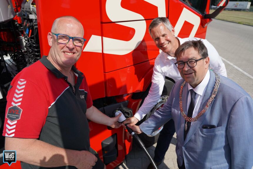 Lidl opent snellaadplein voor elektrische vrachtwagens in Weert