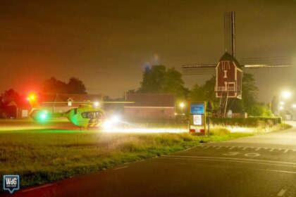Traumahelikopter naar Stramproy voor medische noodsituatie