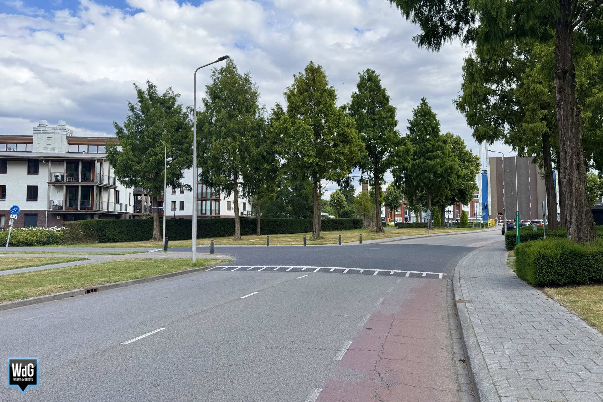 Wiekendreef - Beoogde locatie voor een rotonde