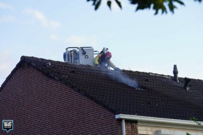 Brand op zolder van woning in Budel-Schoot